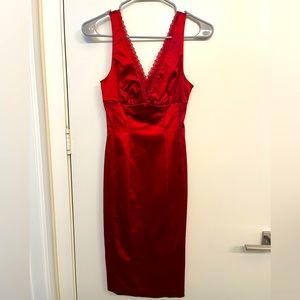 Bebe red dress size 2
